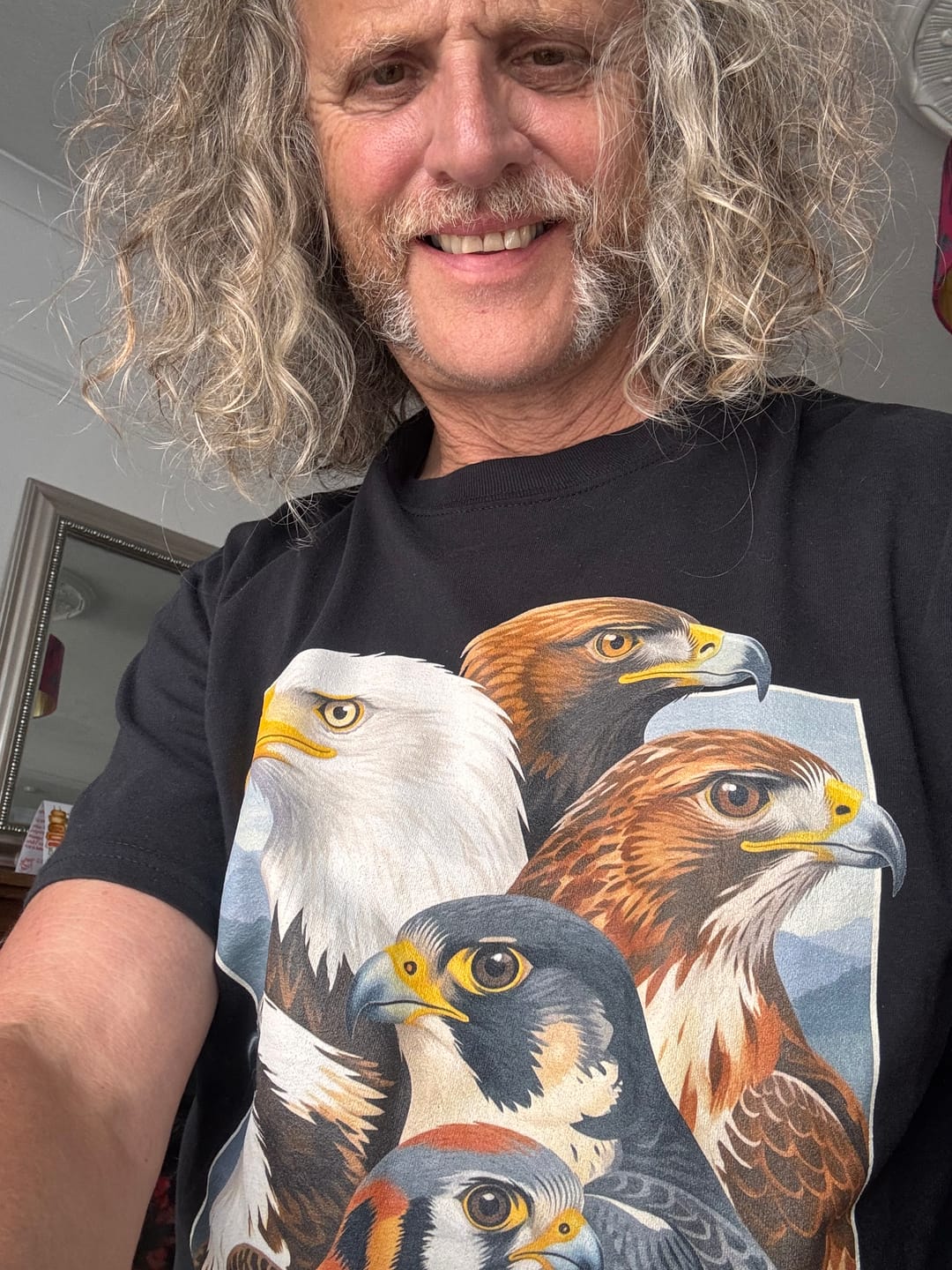 Customer photo review of Birds Of Prey Breeds 33 Comfort Colors® Tee