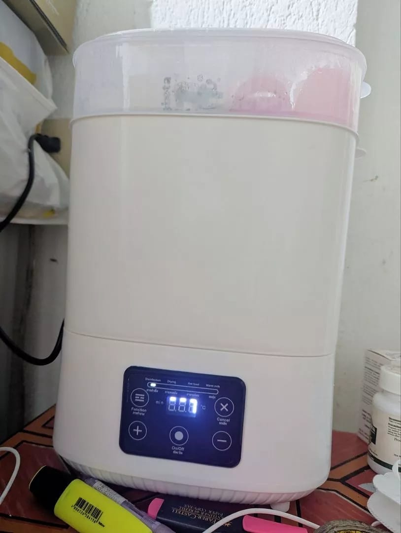 Customer photo review of 5 in 1 Baby Bottle Sterilizer With Drying Bottle Heater Capacity Auto Shut-Off