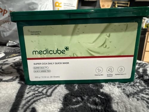 Customer photo review of Super Cica Daily Quick Masks