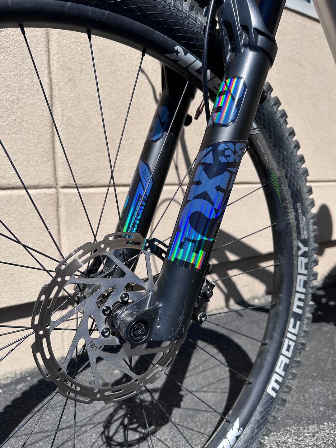 Customer photo review of Mystery Vibe Fork Decals