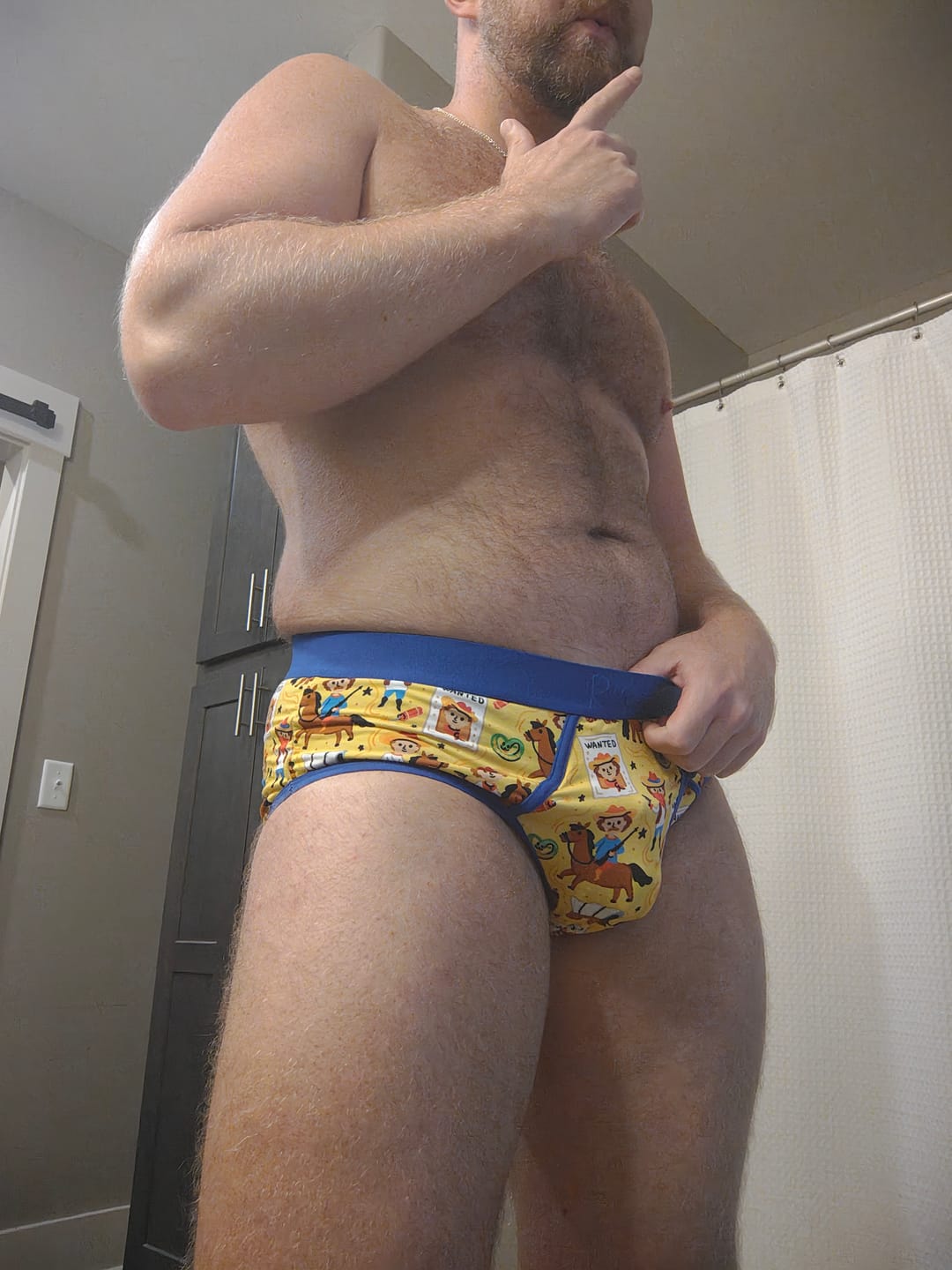 Customer photo review of 3 Pack Men's Little Kid Style Briefs (Collection #5)