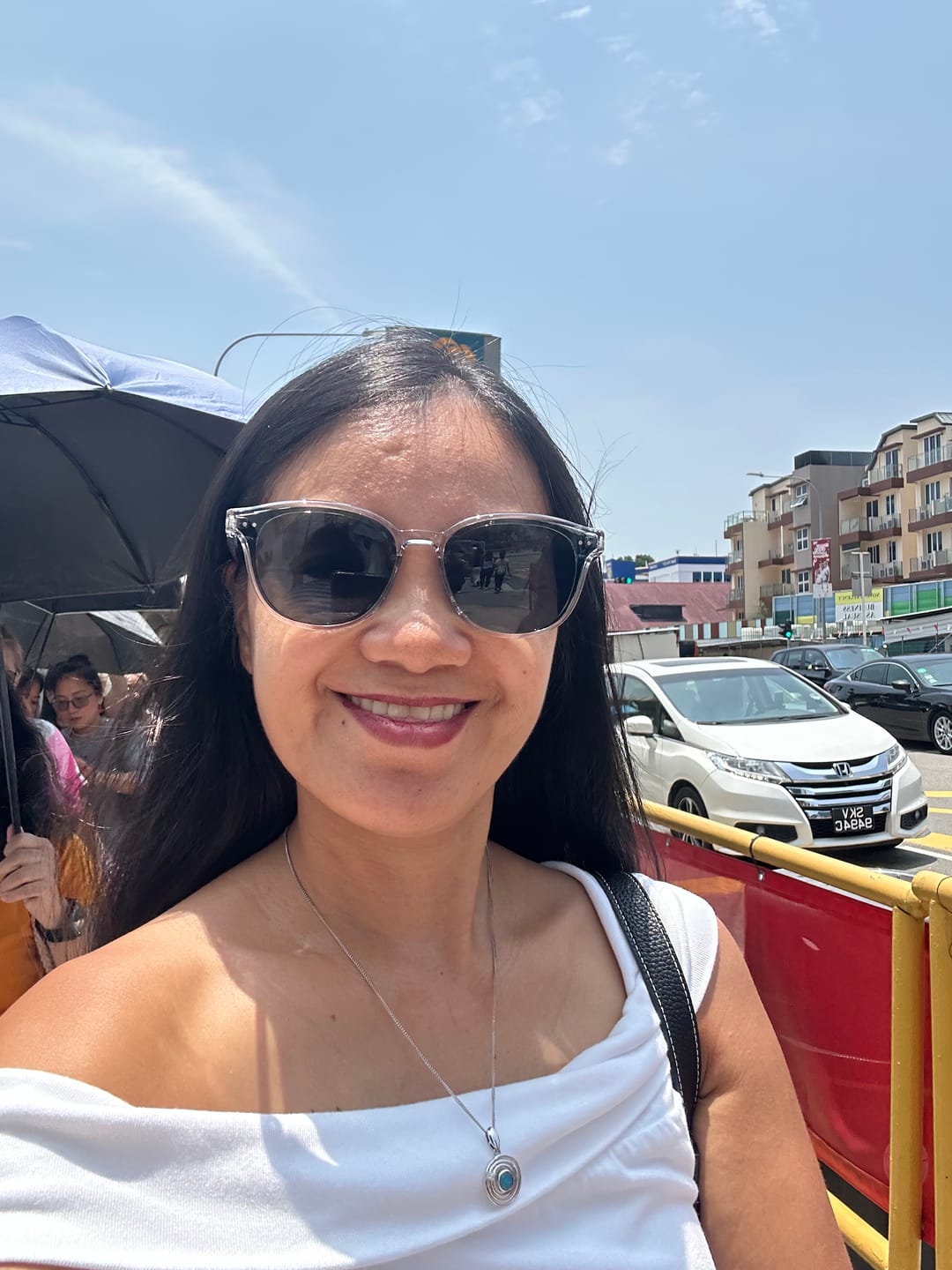 Customer photo review of Owen Square Framed Sunglasses