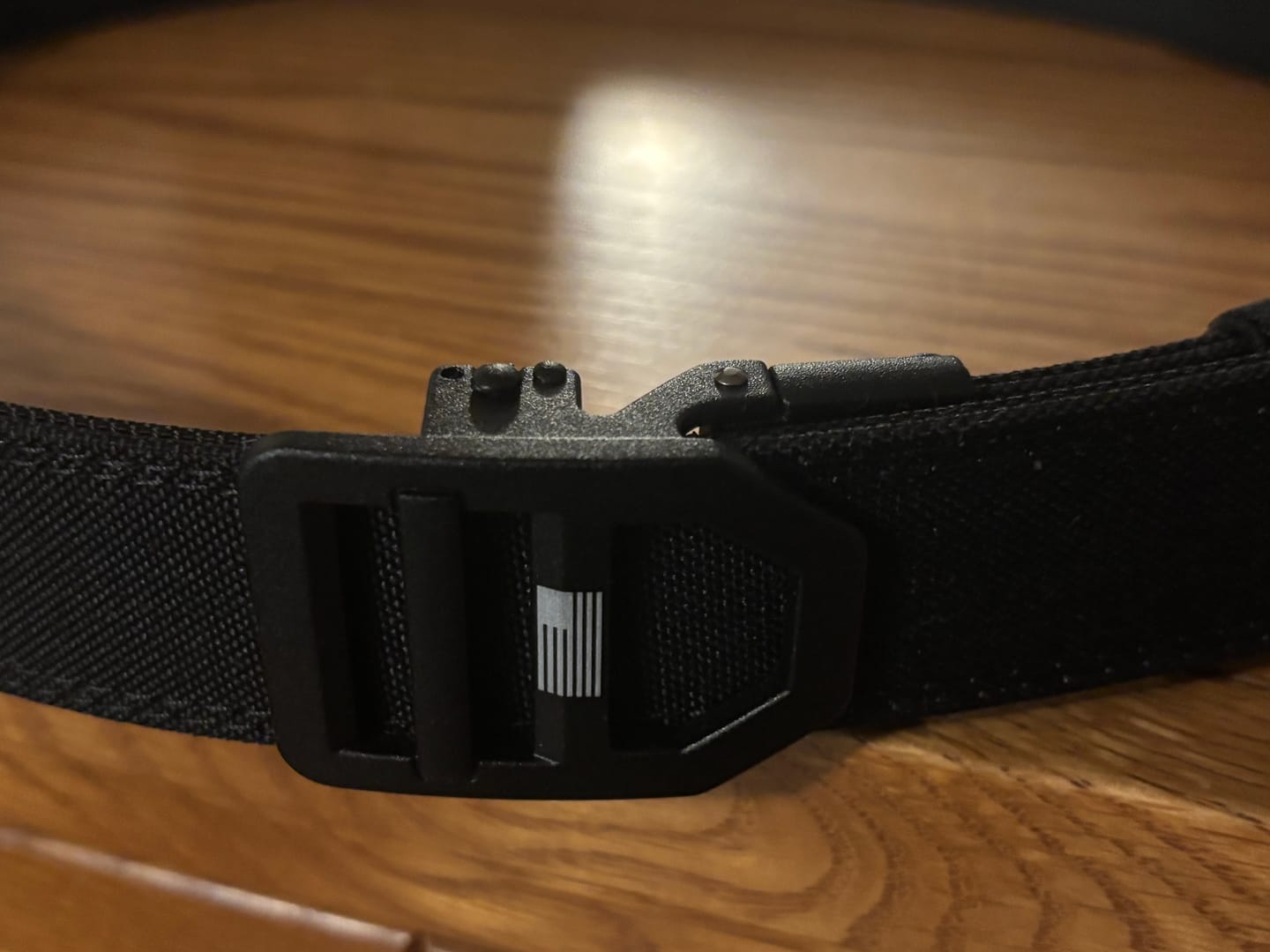 Customer photo review of American Flag Tactical Belt