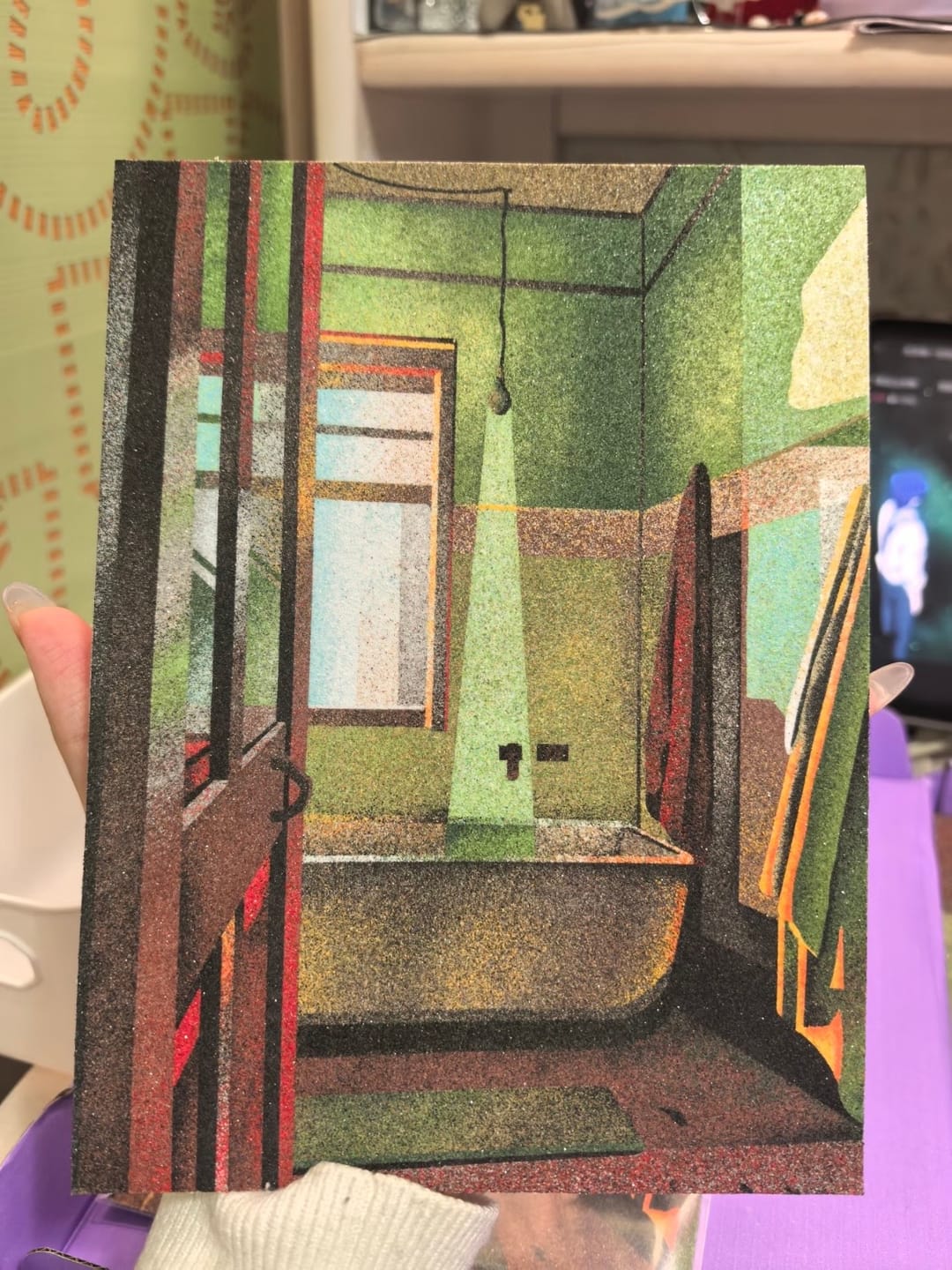 Customer photo review of Dim Bathroom