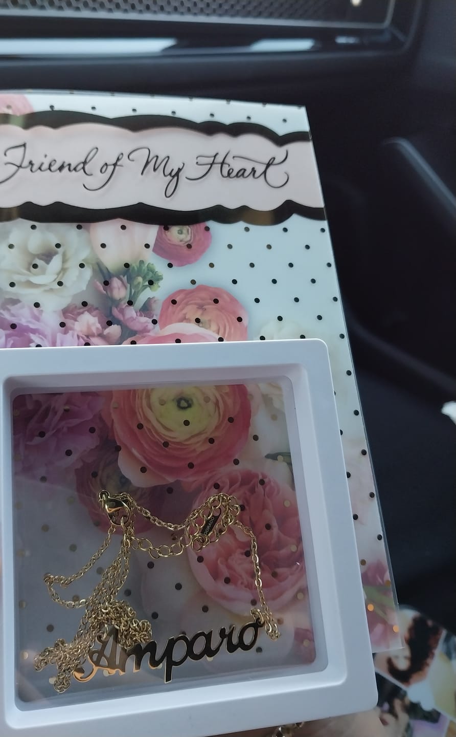 Customer photo review of Custom Name Necklace