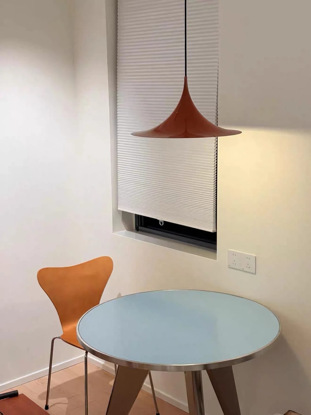 Customer photo review of Semi Pendant Light, Arch Spun Aluminium Shade, E26/E27, Hardwired