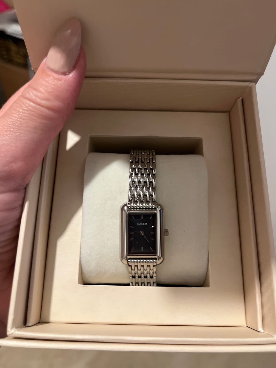 Customer photo review of Olivia Petite Silver Black