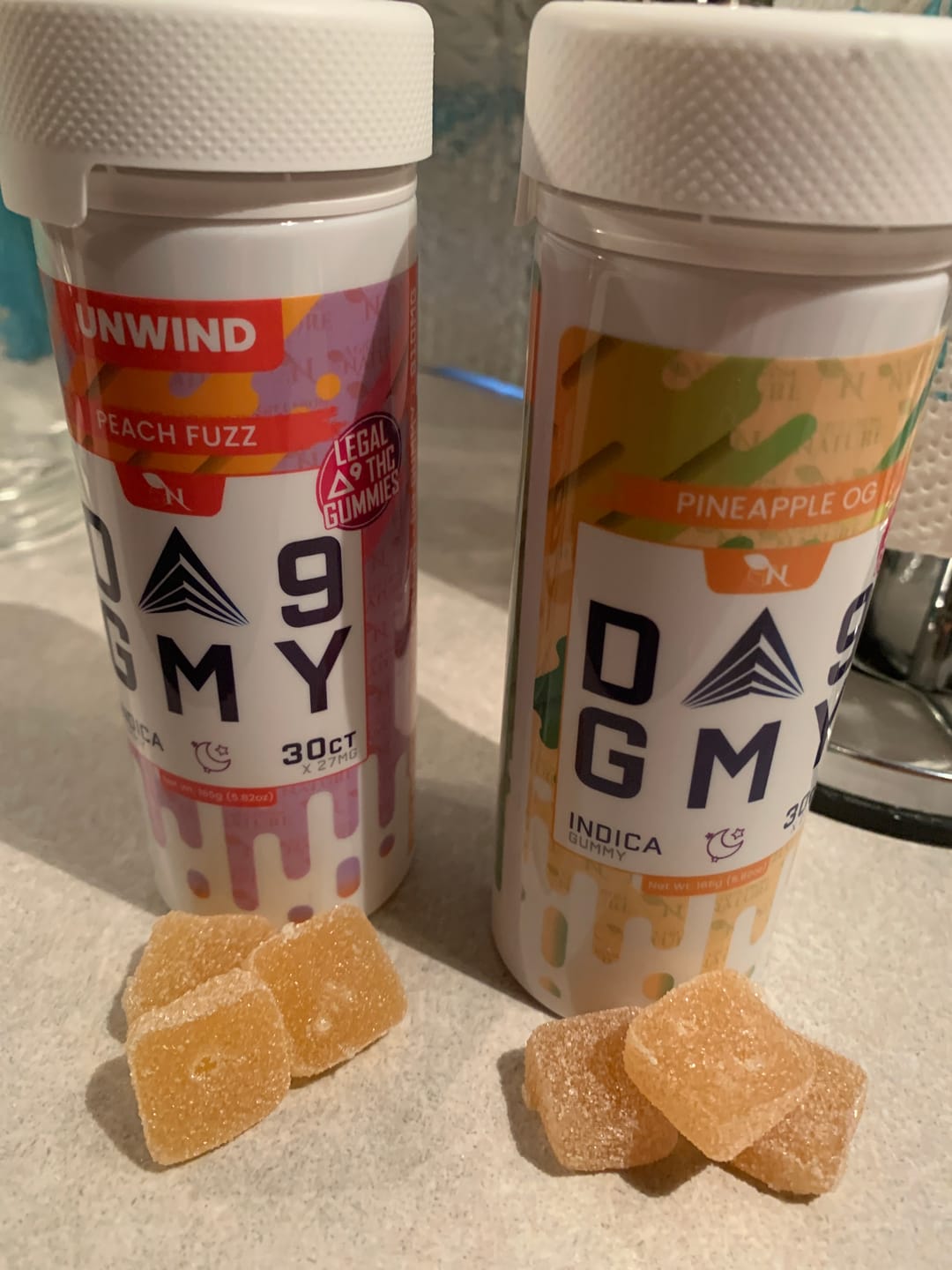 Customer photo review of DELTA 9 GUMMIES - 30CT Pineapple OG 810mg (15mg ea.) – INDICA
