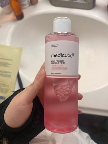 Customer photo review of PDRN Pink Peptide Toner