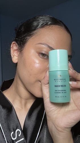 Customer photo review of Makeup Melter Cleansing Mist