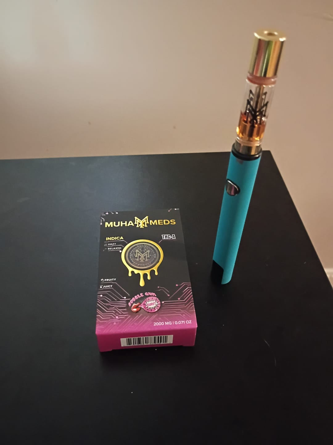 Customer photo review of MUHA Meds THCa 510 Cartridge - 2G