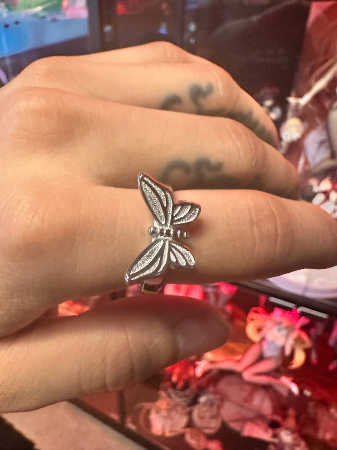 Customer photo review of BUTTERFLY RING
