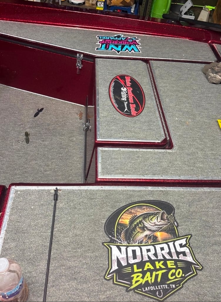 Customer photo review of Custom Carpet Graphic