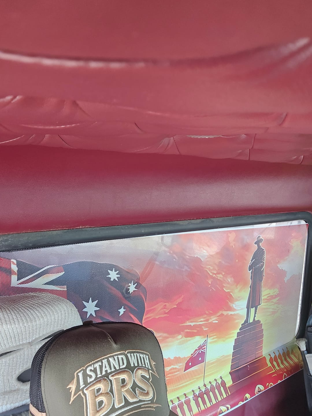 Customer photo review of Big Chocky | Stand With BRS Trucker Cap