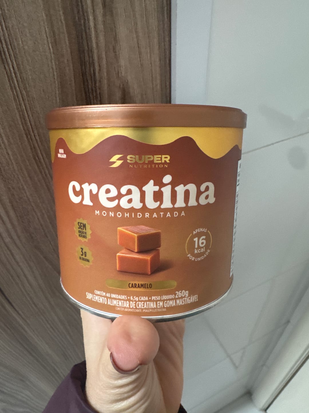Customer photo review of Caramelo Creatina
