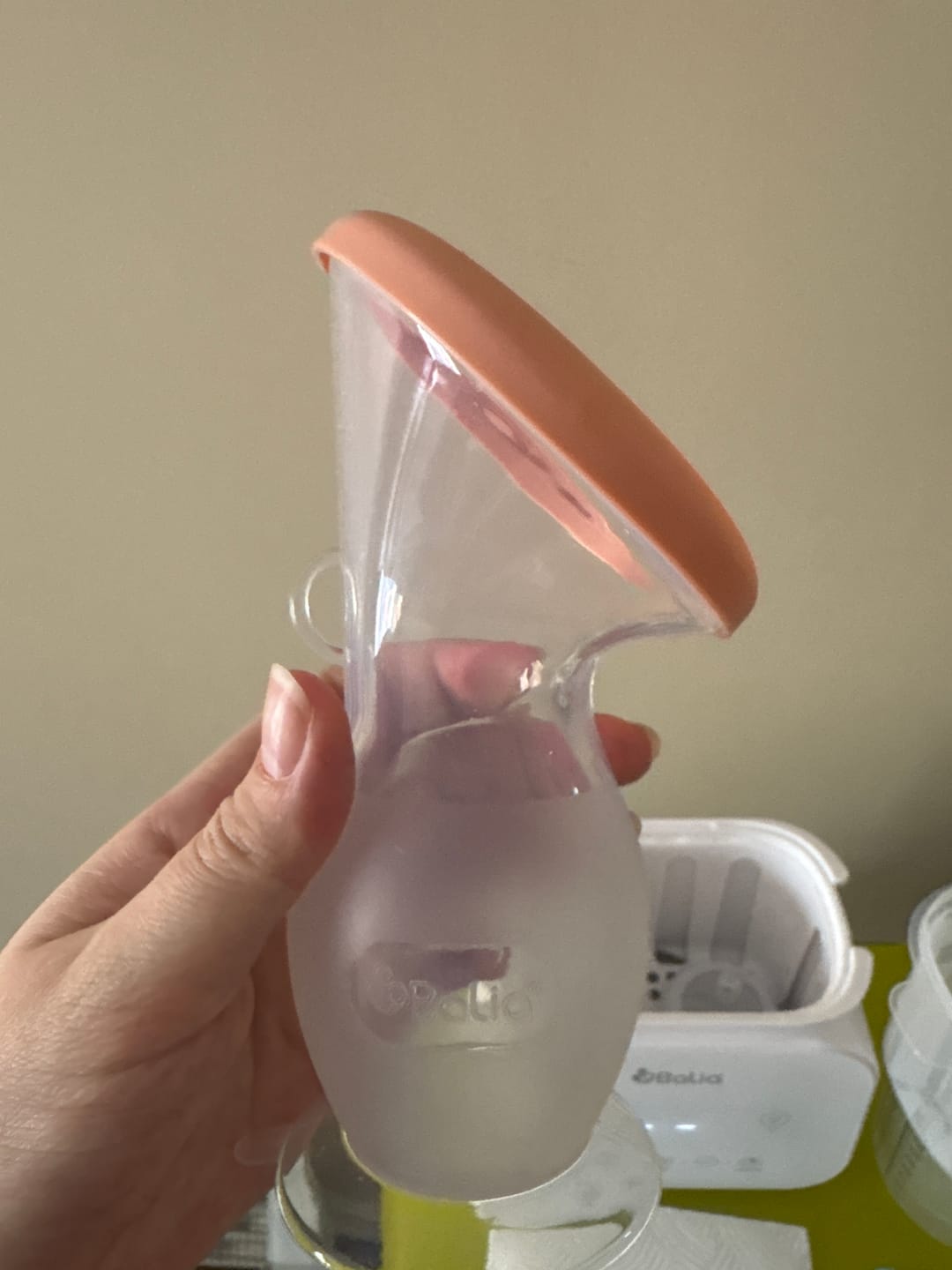 Customer photo review of Recolector de leche manual