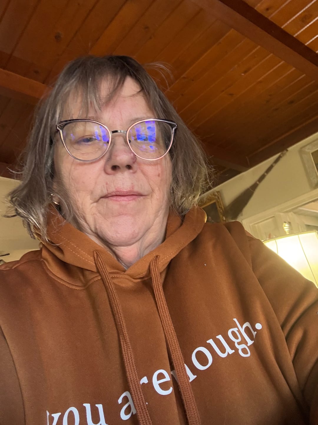Customer photo review of The Original 'Dear Person Behind Me' Hoodie