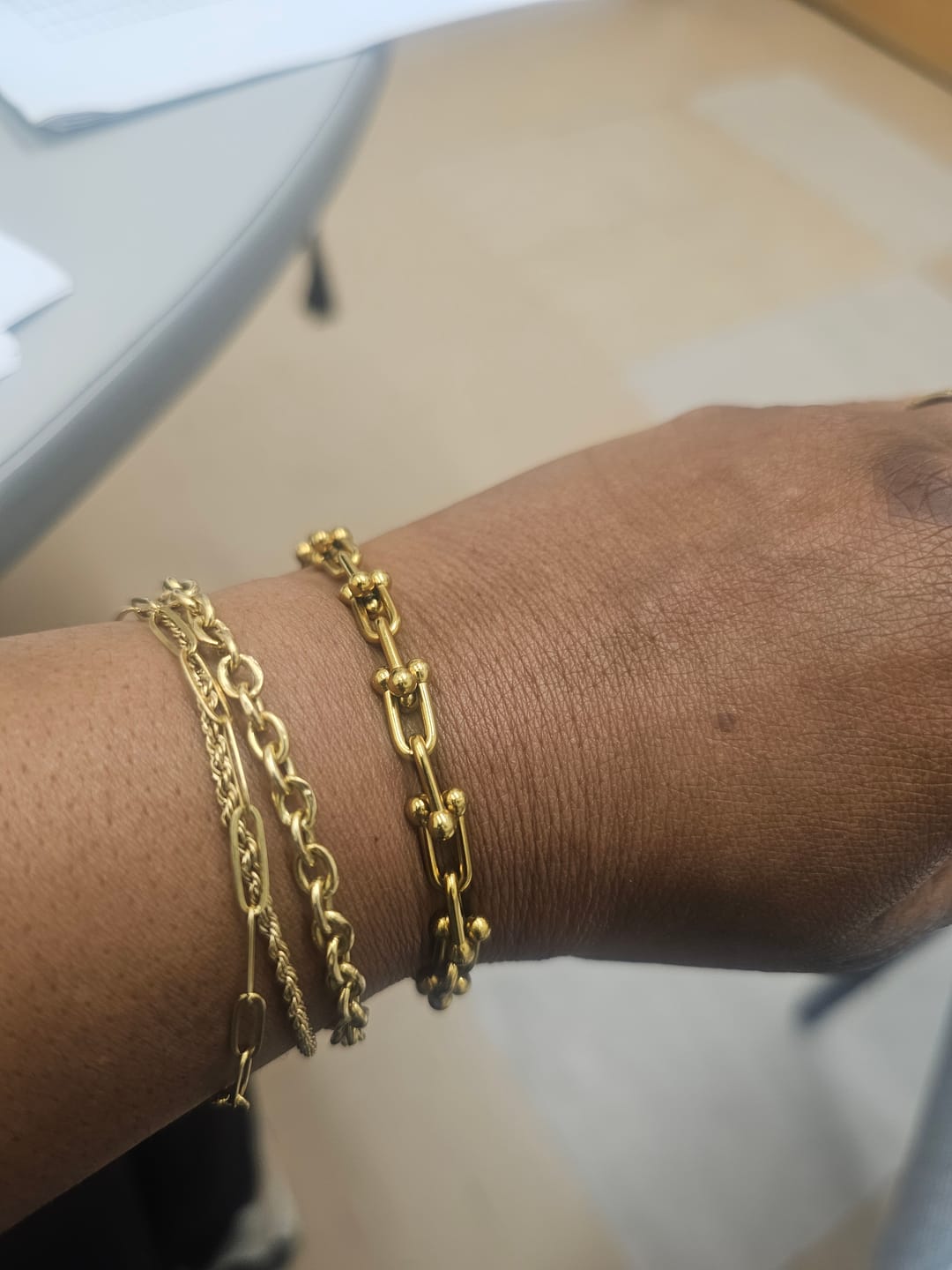 Customer photo review of Allure Bracelet Gold