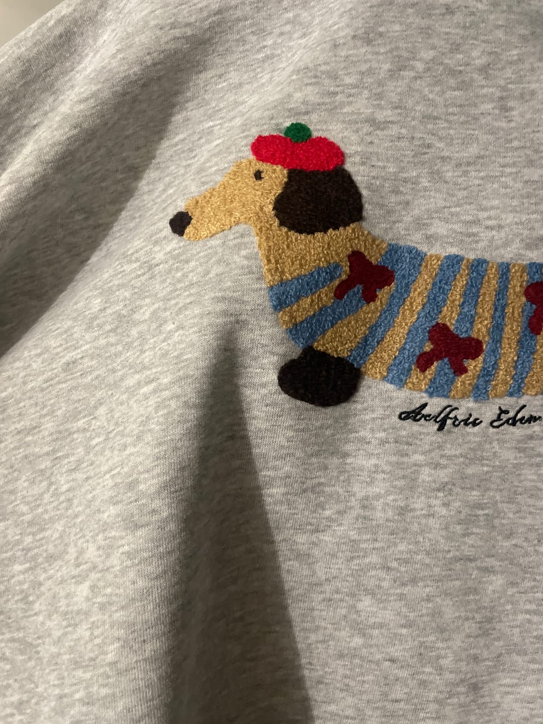 Customer photo review of Aelfric Eden Cartoon Dachshund Hoodie