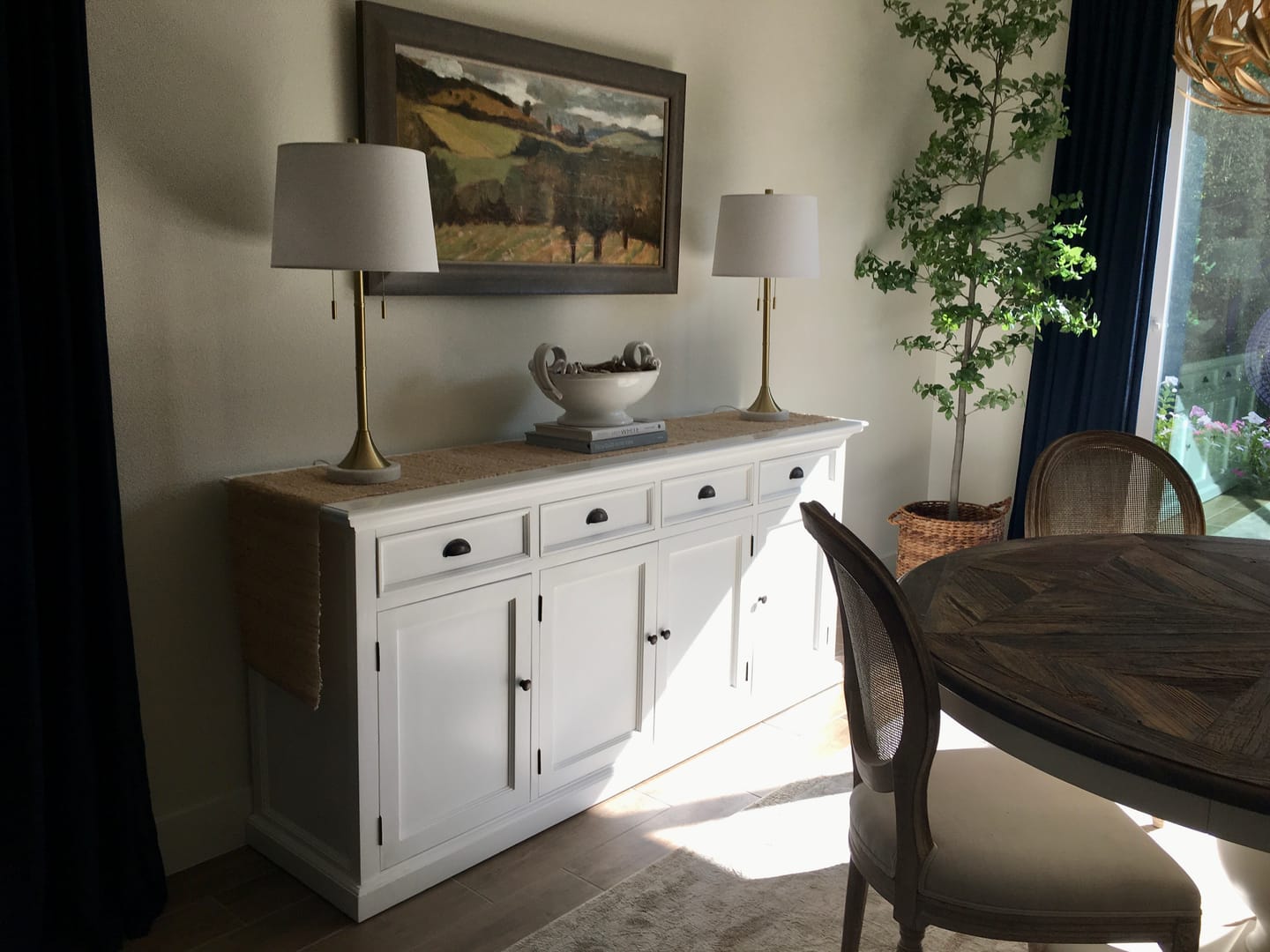 Customer photo review of Halifax Large Buffet 4 Doors 4 Drawers 79''