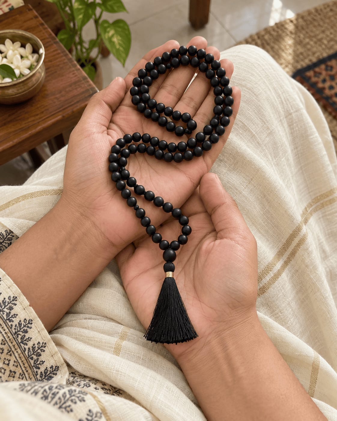 Customer photo review of Karungali Mala