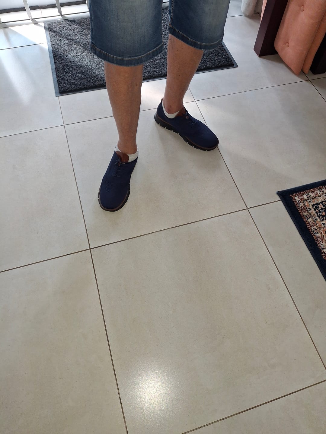 Customer photo review of Ultra Comfy - Blue (Black Sole Edition)