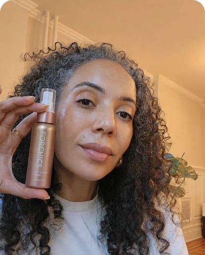 Customer photo review of ForChics Hair Growth Spray