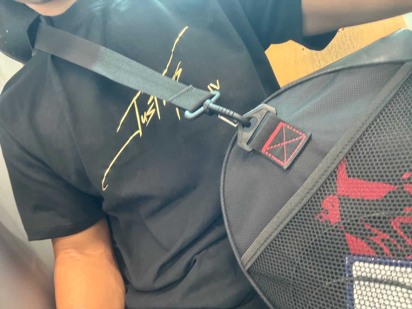 Customer photo review of Just Reps Oversized T-Shirt