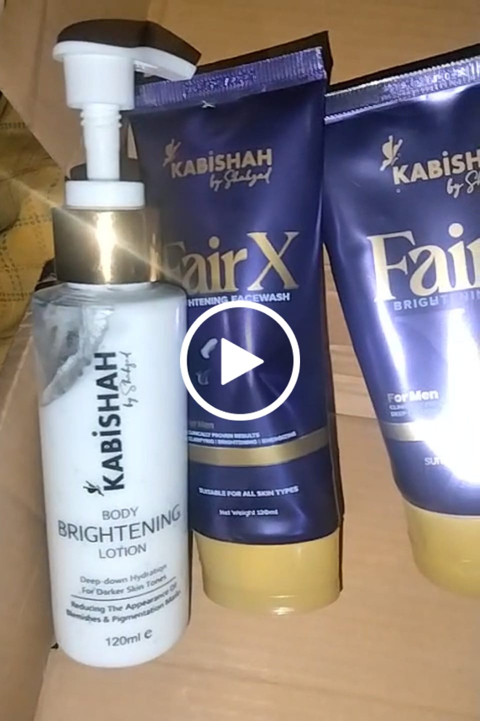 Customer video review of Men's FairX Brightening Bundle