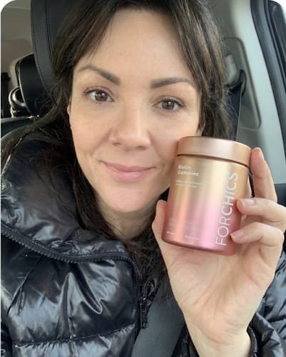 Customer photo review of ForChics Biotin Gummies