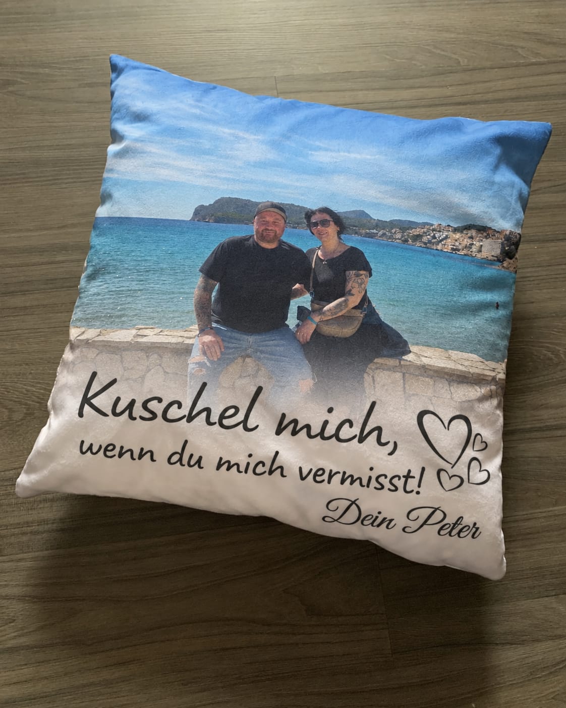 Customer photo review of Kuschel Kissen