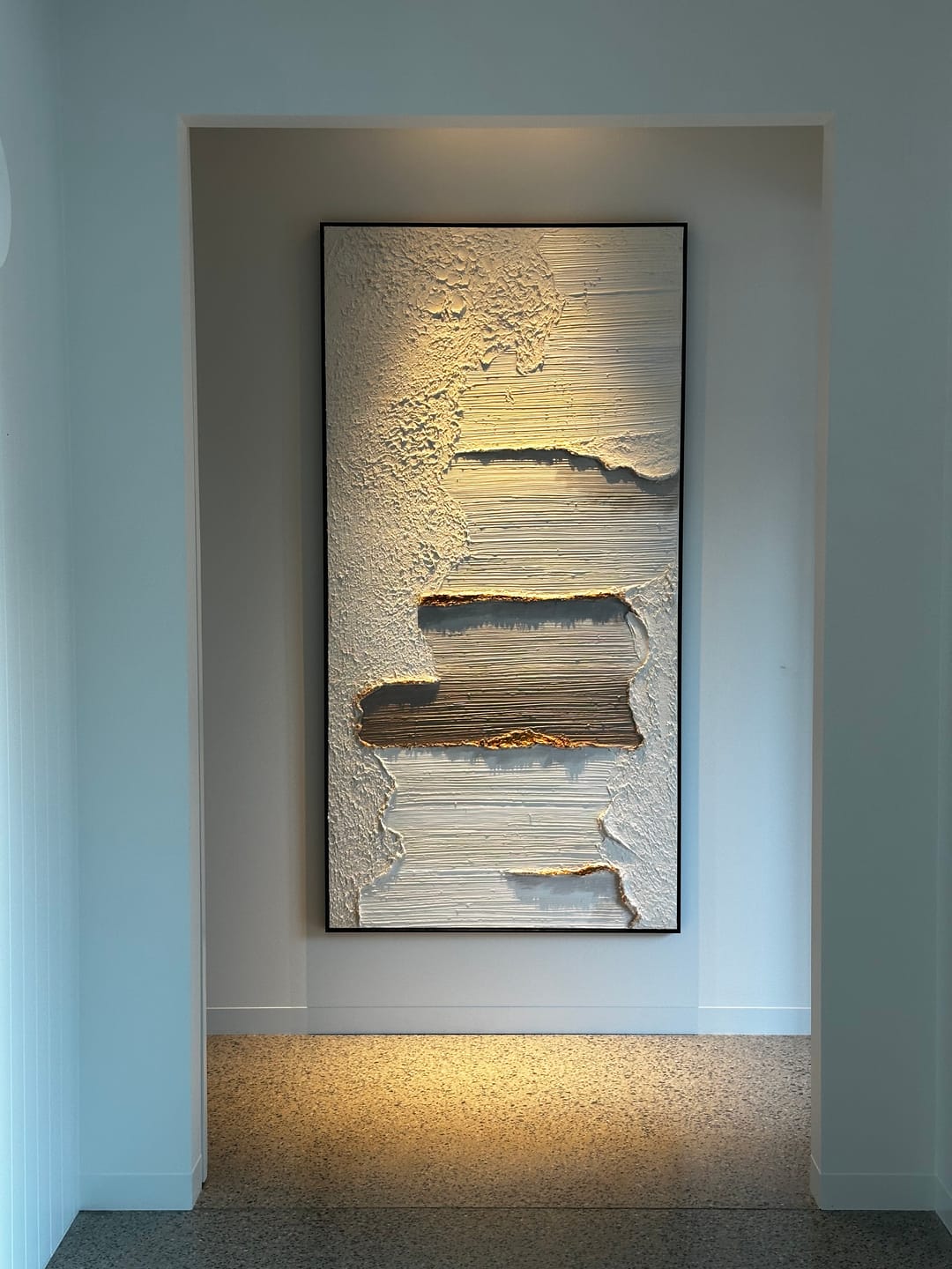 Customer photo review of Plaster Art Texture Painting #SG419