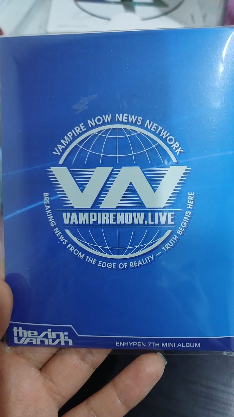 Customer photo review of ENHYPEN - 7th Mini Album THE SIN : VANISH (Weverse Albums Ver.)