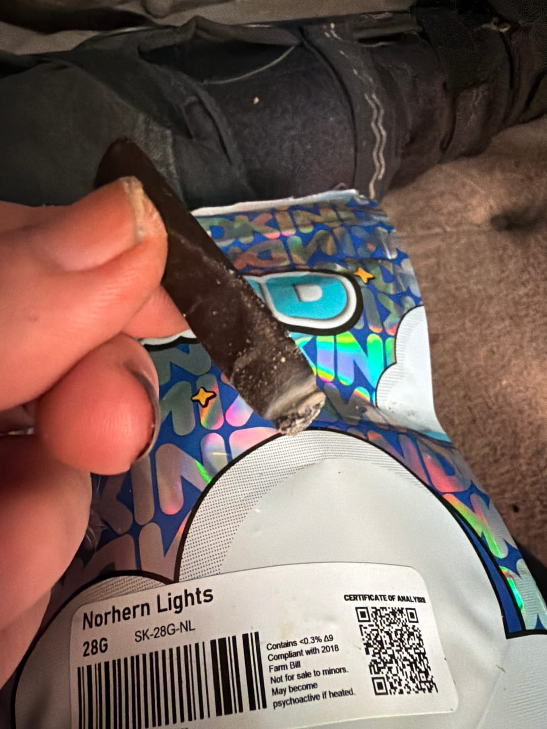 Customer photo review of Northern Lights - 28 Grams - Indica