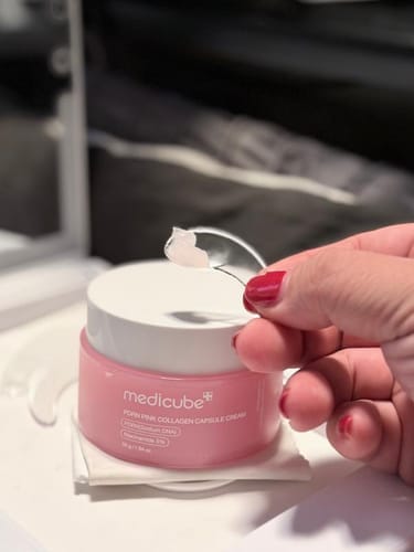 Customer photo review of PDRN Pink Collagen Capsule Cream