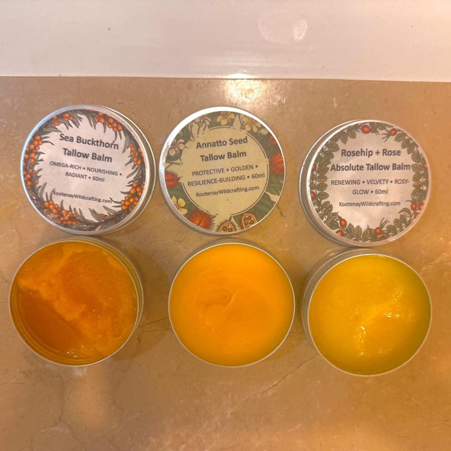 Customer photo review of Pure Tallow Balm Bundles – Trios & Duos for Glowing Skin