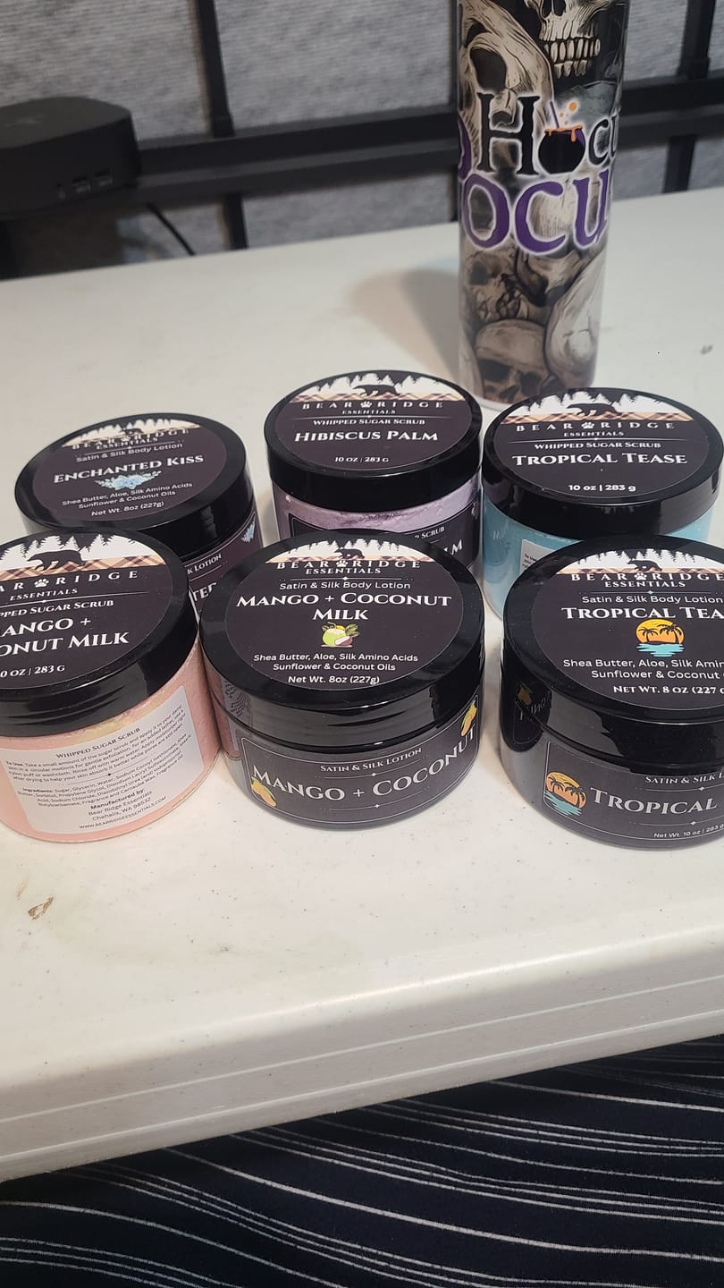 Customer photo review of Satin & Silk Lotion 8 oz Jar