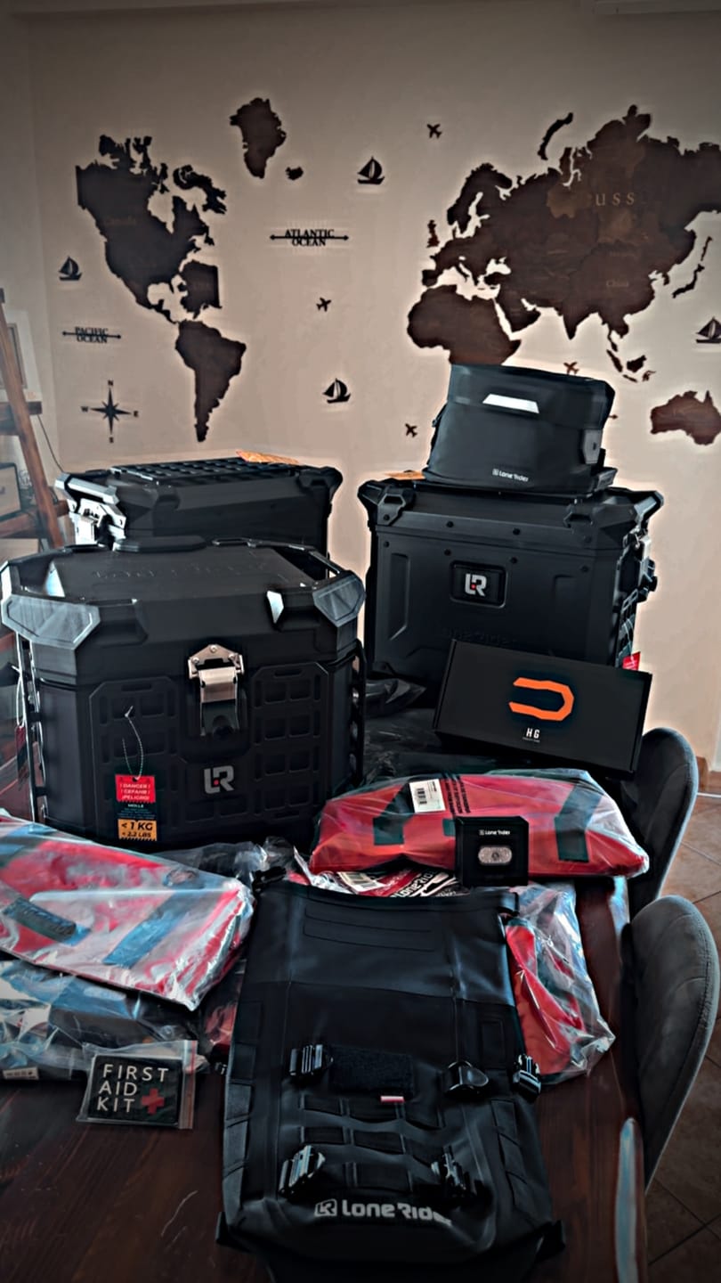 Customer photo review of Lone Rider World Flags