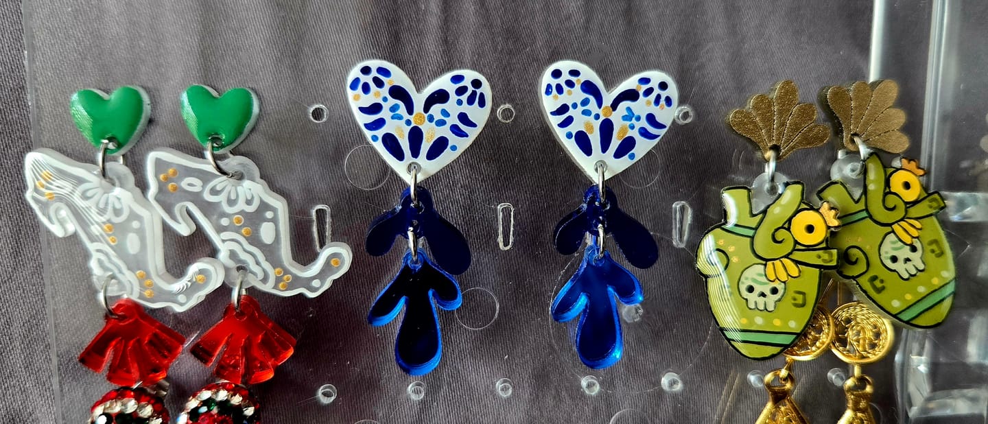 Customer photo review of Aretes Largos | Imperial