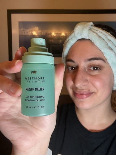 Customer photo review of Makeup Melter Cleansing Mist