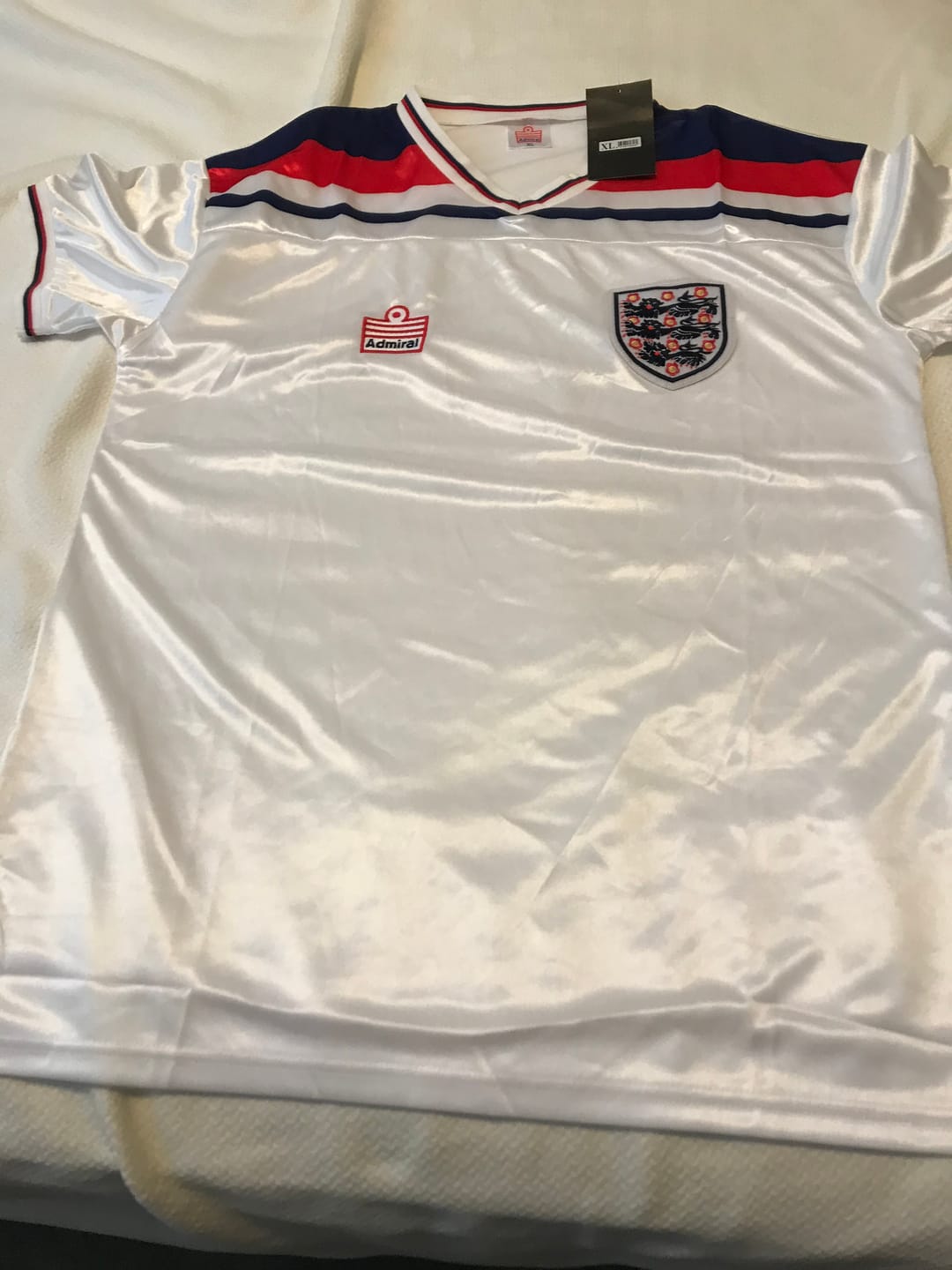 Customer photo review of England Home Jersey 1980