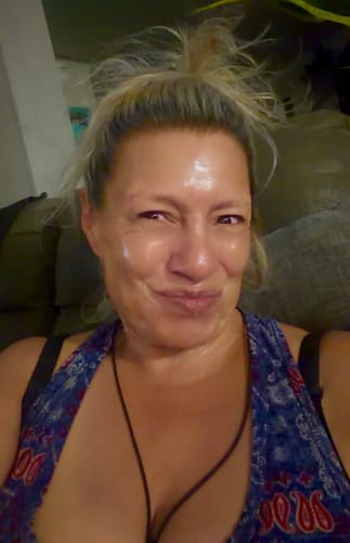 Customer photo review of Korean Collagen Night Wrapping Mask