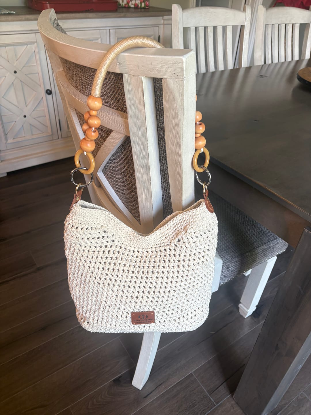 Customer photo review of Sunny Beach Tote crochet kit