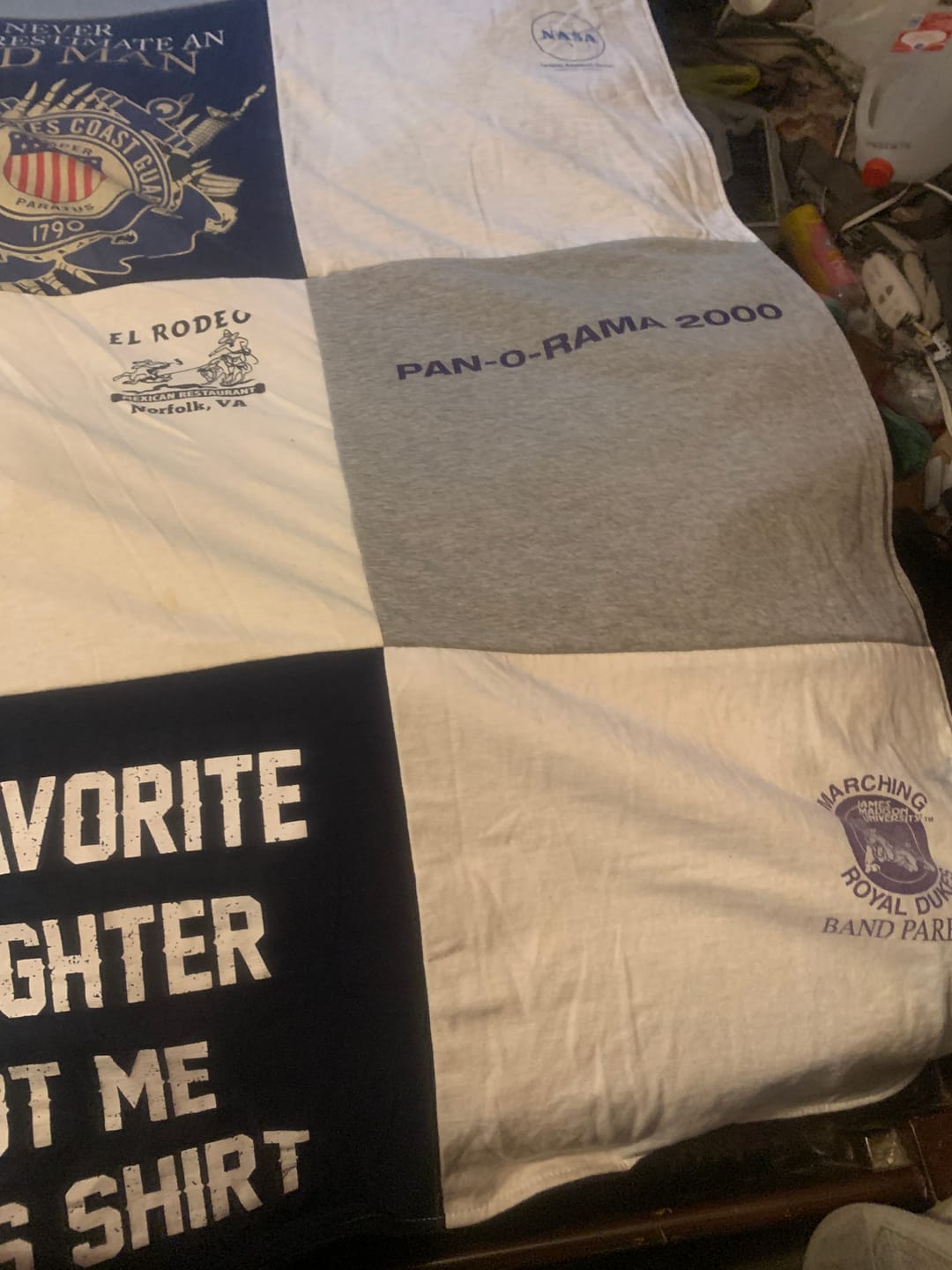 Customer photo review of Project Repat T-Shirt Quilt