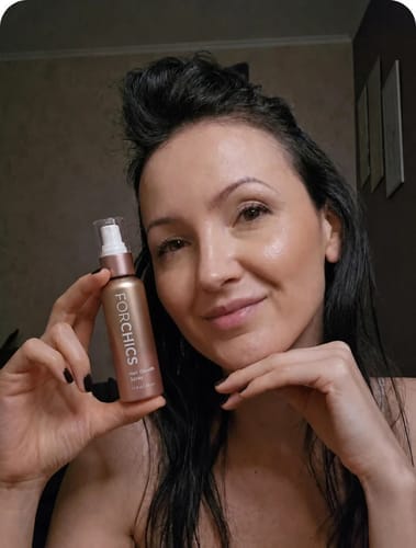 Customer photo review of ForChics Hair Growth Spray