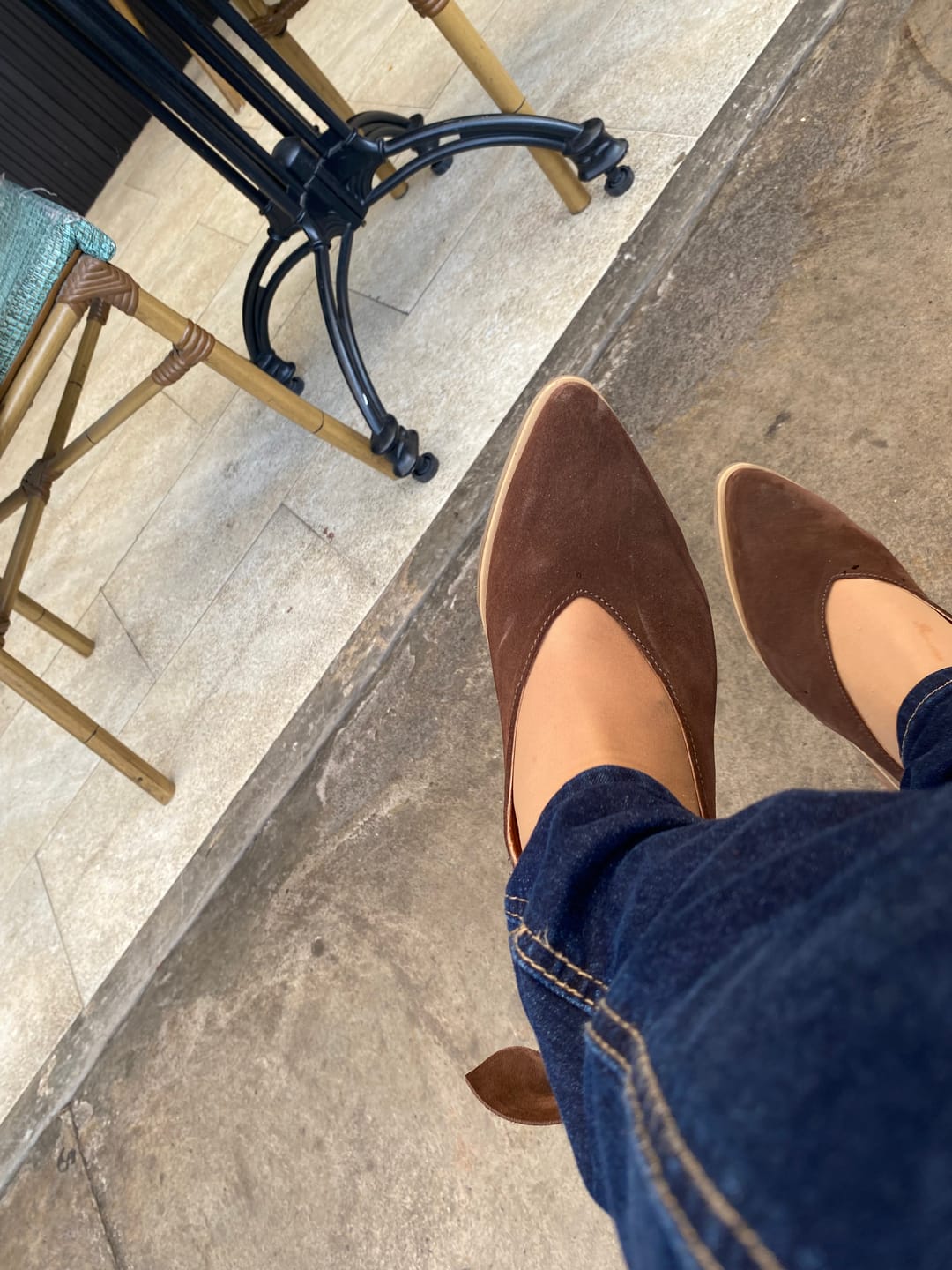 Customer photo review of Zapato Mujer / Guindo Café