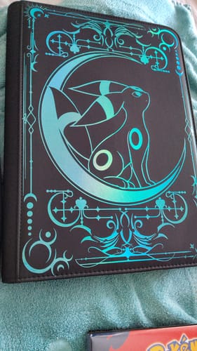 Customer photo review of Lunar Shadow Shiny 9-Pocket Trading Card Binder