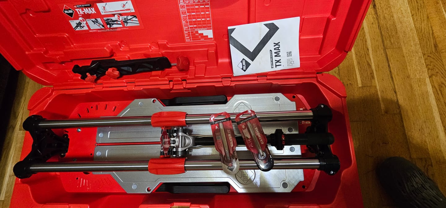 Customer photo review of Rubi TX-710 MAX Manual Cutter