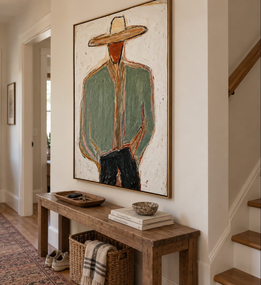 Customer photo review of Sage Frontier-Cowboy Portrait Painting