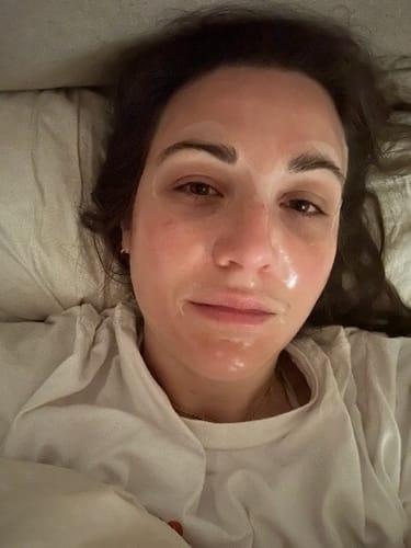 Customer photo review of Collagen Niacinamide Jelly Cream